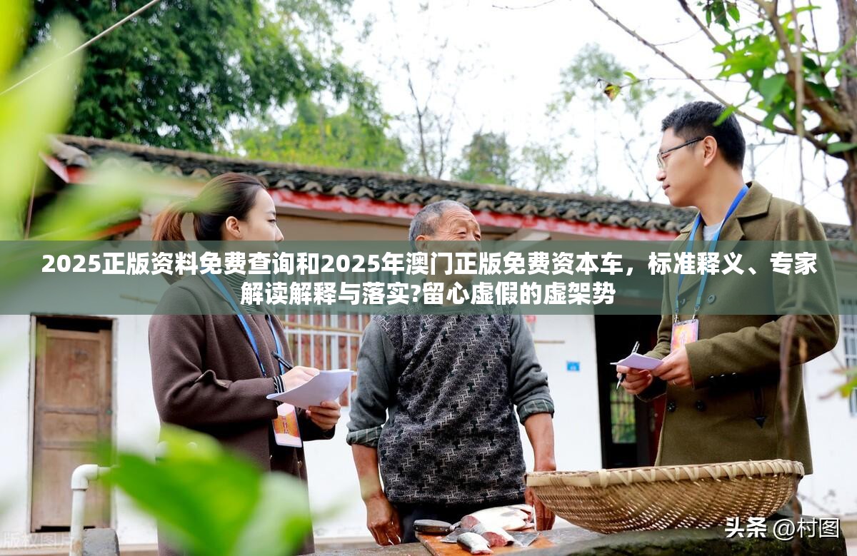 2025正版资料免费查询和2025年澳门正版免费资本车，标准释义、专家解读解释与落实?留心虚假的虚架势