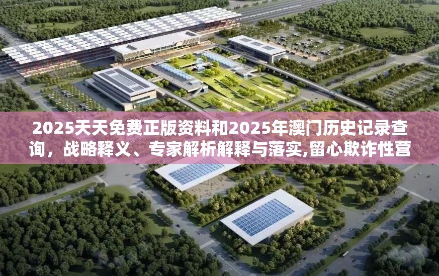 2025天天免费正版资料和2025年澳门历史记录查询，战略释义、专家解析解释与落实,留心欺诈性营销