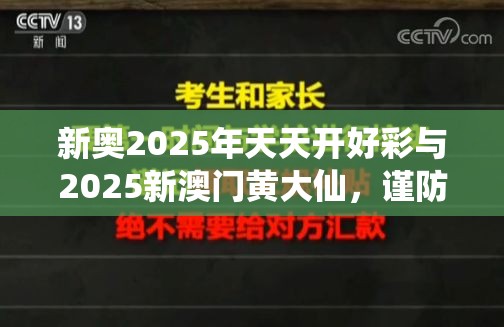 新奥2025年天天开好彩与2025新澳门黄大仙，谨防虚假的障眼法,条理释义、解释与落实