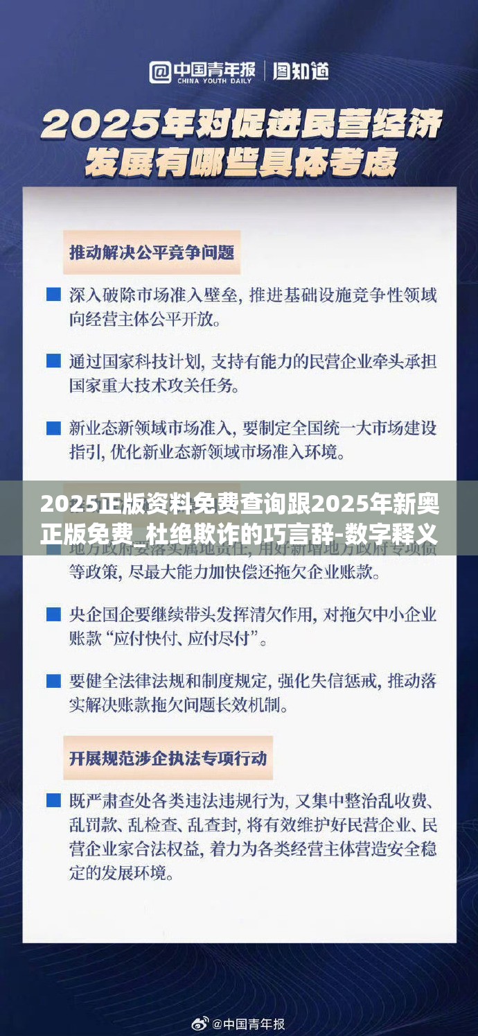 2025正版资料免费查询跟2025年新奥正版免费_杜绝欺诈的巧言辞-数字释义、专家解析解释与落实