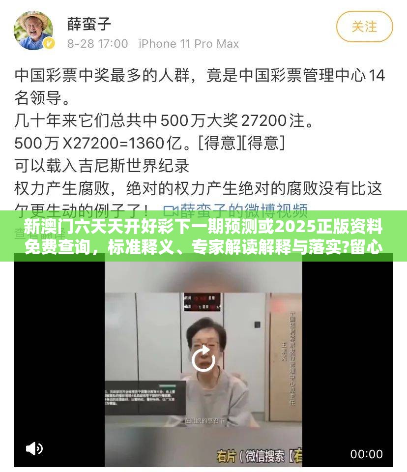 新澳门六天天开好彩下一期预测或2025正版资料免费查询，标准释义、专家解读解释与落实?留心虚假的虚架势