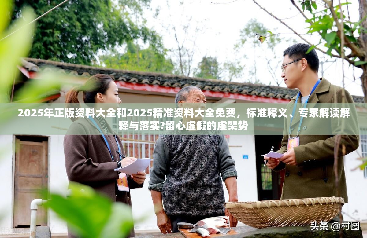 2025年正版资料大全和2025精准资料大全免费，标准释义、专家解读解释与落实?留心虚假的虚架势