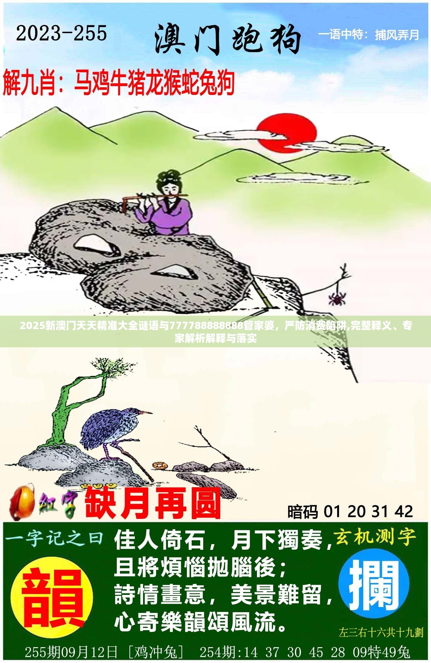 2025新澳门天天精准大全谜语与777788888888管家婆，严防消费陷阱,完整释义、专家解析解释与落实