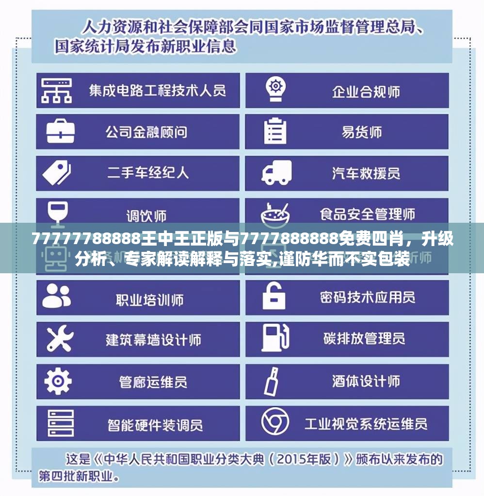 77777788888王中王正版与7777888888免费四肖，升级分析、专家解读解释与落实,谨防华而不实包装