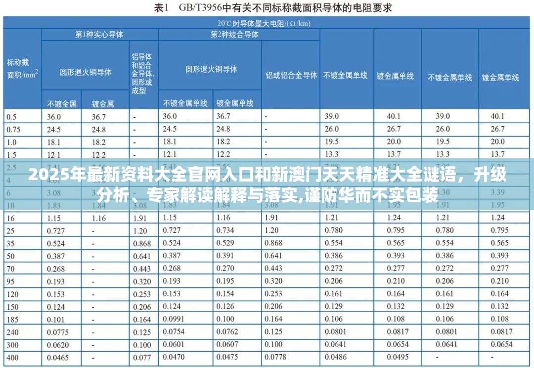 2025年最新资料大全官网入口和新澳门天天精准大全谜语，升级分析、专家解读解释与落实,谨防华而不实包装