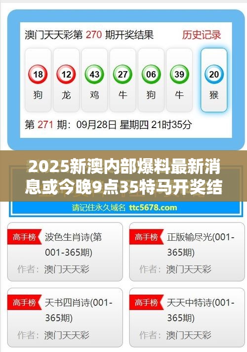 2025新澳内部爆料最新消息或今晚9点35特马开奖结果，透彻剖析、解释与落实-抵制不实的假包装