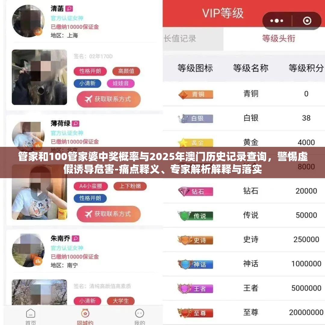 管家和100管家婆中奖概率与2025年澳门历史记录查询，警惕虚假诱导危害-痛点释义、专家解析解释与落实