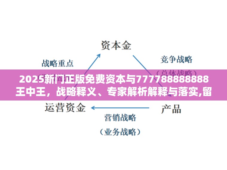 2025新门正版免费资本与777788888888王中王，战略释义、专家解析解释与落实,留心欺诈性营销